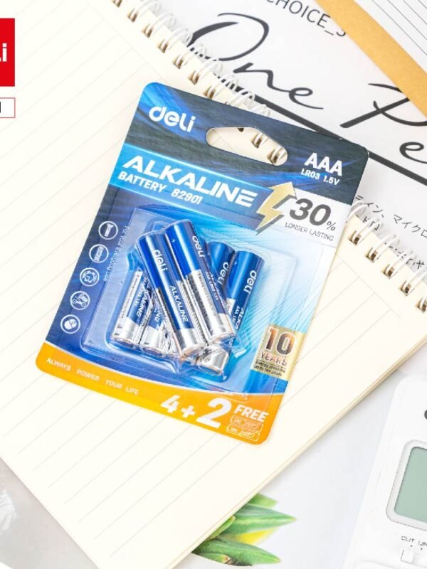 ديلي بطارية AAA ألكالاين - 4+2 قطعة - 1.5v - أزرق - E82901